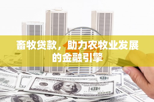 柯桥畜牧贷款，助力农牧业发展的金融引擎