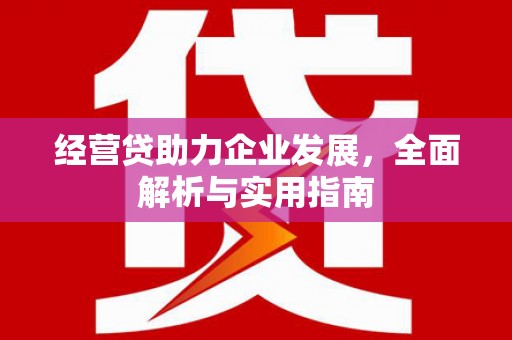 柯桥经营贷助力企业发展，全面解析与实用指南