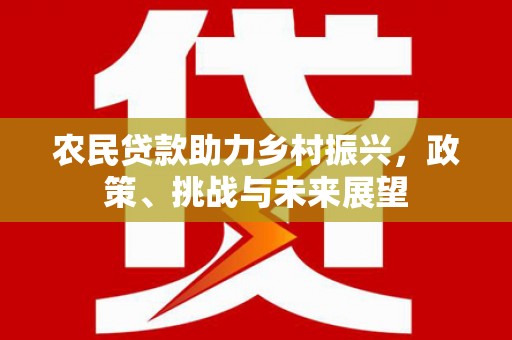 柯桥农民贷款助力乡村振兴，政策、挑战与未来展望