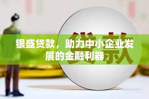柯桥银盛贷款，助力中小企业发展的金融利器