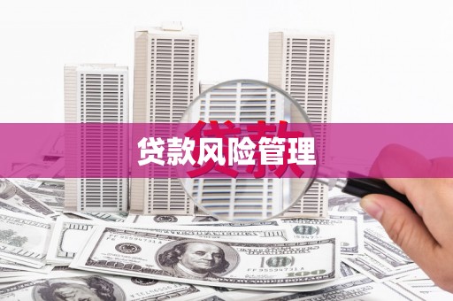 柯桥贷款风险管理
