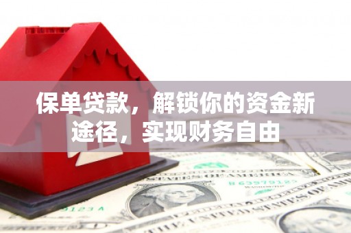 柯桥保单贷款，解锁你的资金新途径，实现财务自由