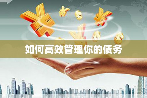 柯桥如何高效管理你的债务